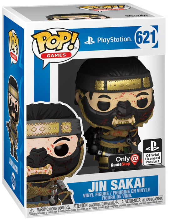 PlayStation: Jin Sakai #621 (GameStop Exclusive) - In Box - Funko Pop