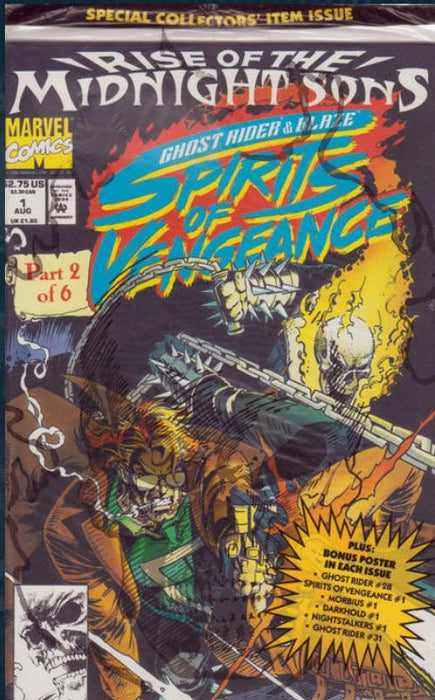 Ghost Rider/Blaze: Spirits of Vengeance #1 Direct Edition (1992)