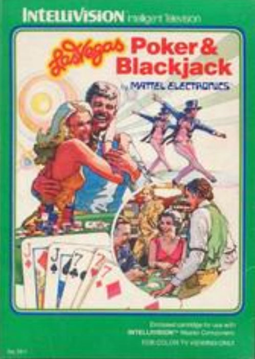 Las Vegas Poker & Blackjack - Box And Cart - Intellivision