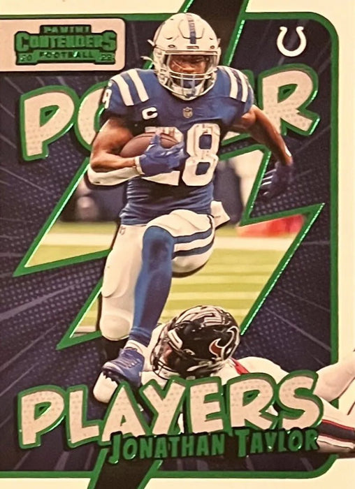 2022 Panini Contenders: Jonathan Taylor #PWR-JTA (Green)