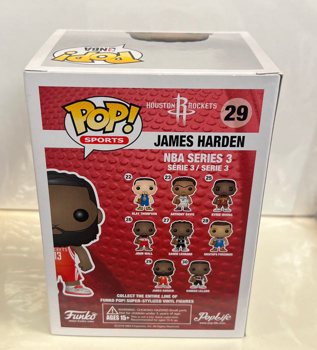 NBA Rockets: James Harden #29 (Pop Life) - With Box - Funko Pop