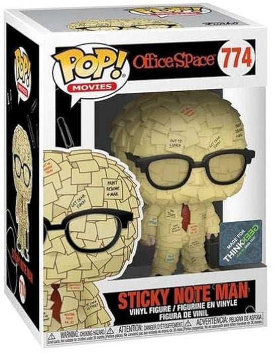 Office Space: Sticky Note Man #774 (ThinkGeek Exclusive) - In Box - Funko Pop