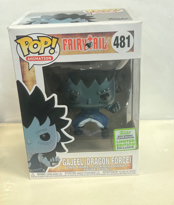 Fairytail: Gajeel #481 (2019 Spring Convention Exclusive) - With Box - Funko Pop