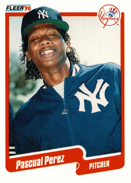 1990 Fleer Update Pascual Perez #U-116