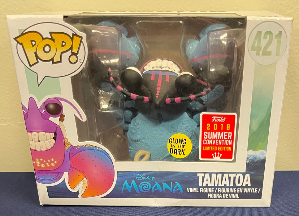 Tamatoa #421 (Glows In The Dark) (2018 Summer Convention) - In Box - Funko Pop