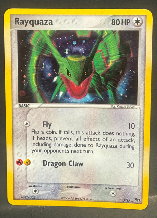 Rayquaza 3/17 - POP Series 1 (POP) - Lightly Played