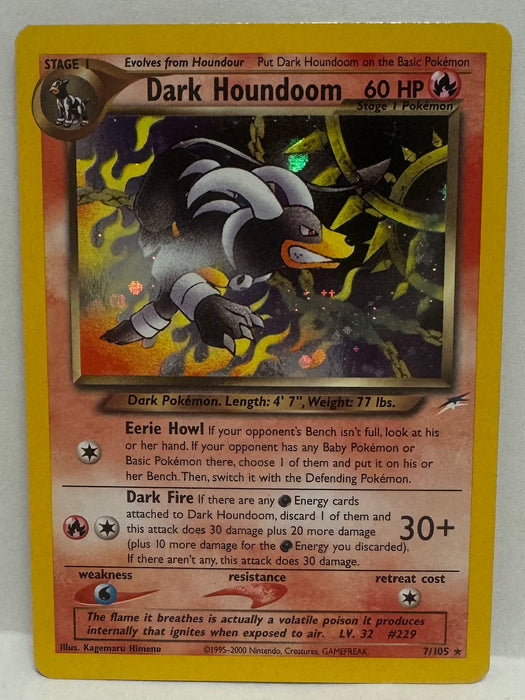 Dark Houndoom 7/105 - Neo Destiny (N4) - Lightly Played