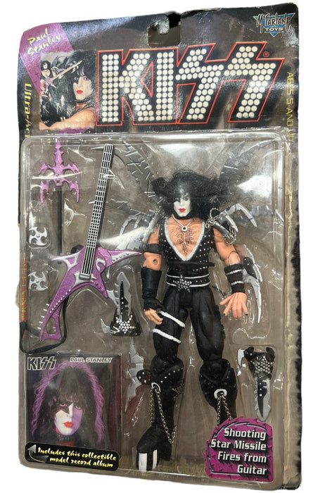 KISS Paul Stanley Action Figure (Cosmetically Flawed Box) - New - Toys And Collectibles