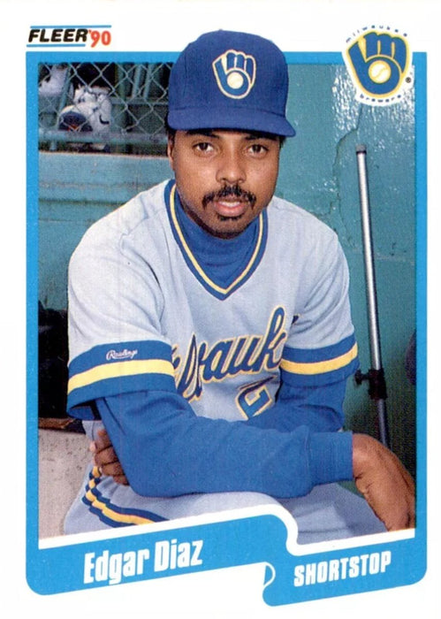 1990 Fleer Update Edgar Diaz #U-105