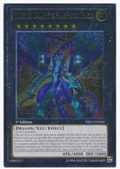 Number 62: Galaxy-Eyes Prime Photon Dragon (UTR) - 1ST Edition - Primal Origin (PRIO) - Lightly Played