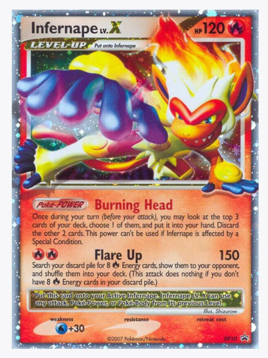 Infernape LV.X - DP10 - Diamond and Pearl Promos (PR) - Near Mint