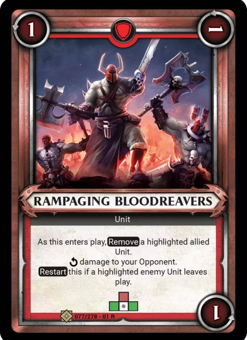 Rampaging Bloodreavers - 077/278 - Warhammer Age of Sigmar