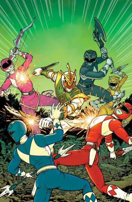 Mighty Morphin Power Rangers: Shattered Grid Cover B (2018)