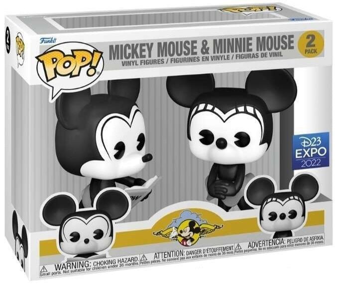 Mickey Mouse and Minnie Mouse (D23 EXPO 2022) - With Box - Funko Pop