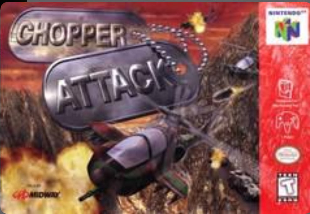 Chopper Attack - Cart Only - Nintendo 64