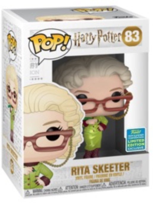 Harry Potter: Rita Skeeter #83 (2019 Summer Convention Exclusive) - With Box - Funko Pop