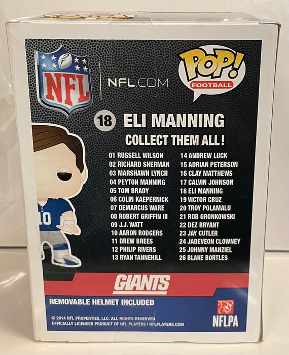 Giants: Eli Manning #18 - In Box - Funko Pop