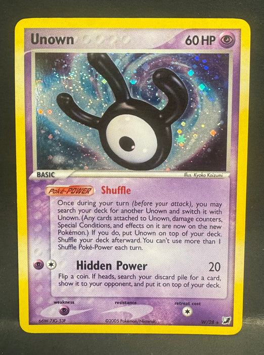 Unown (W) W/28 - Unseen Forces (UF) - Lightly Played