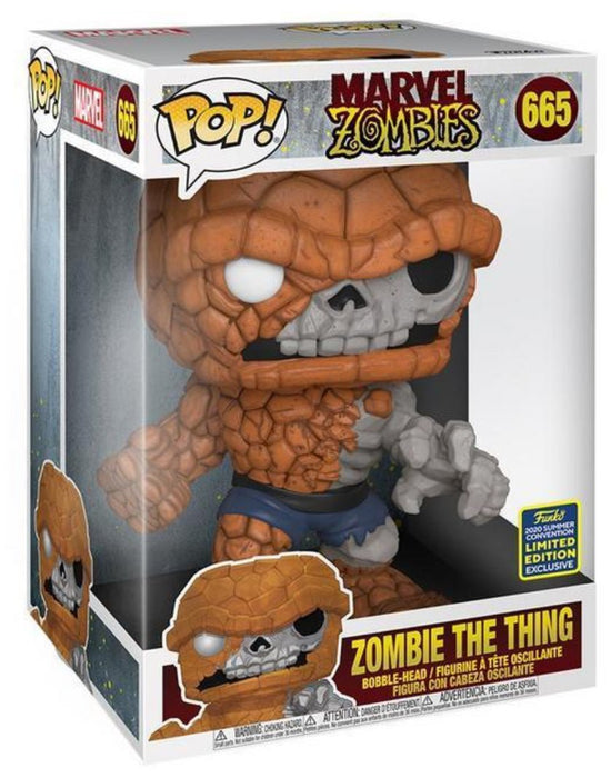 Marvel Zombies: Zombie The Thing #665 (Jumbo) (2020 Summer Convention Exclusive) - With Box - Funko Pop