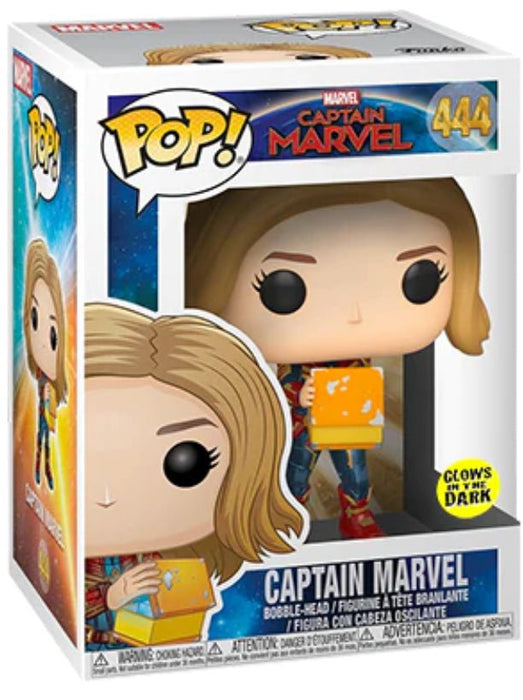 Marvel Captain Marvel: Captain Marvel #444 (Glows In The Dark) - In Box - Funko Pop