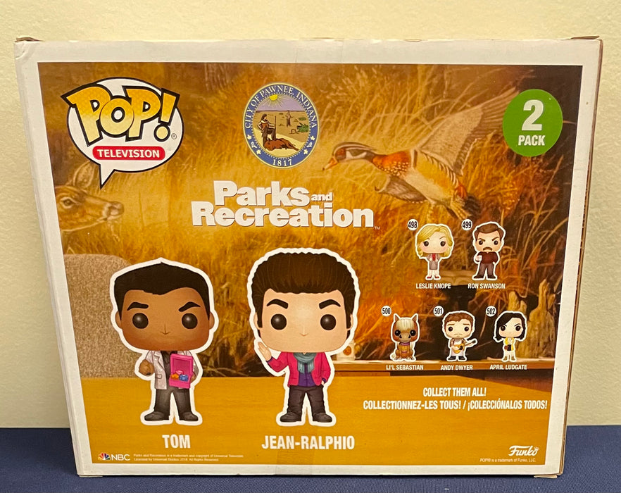 Parks And Recreation: Tom & Jean-Ralphio (2018 Spring Convention Exclusive) - With Box - Funko Pop