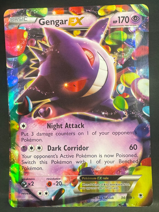 Gengar EX - 34/119 - Jumbo Cards (PR) - Near Mint