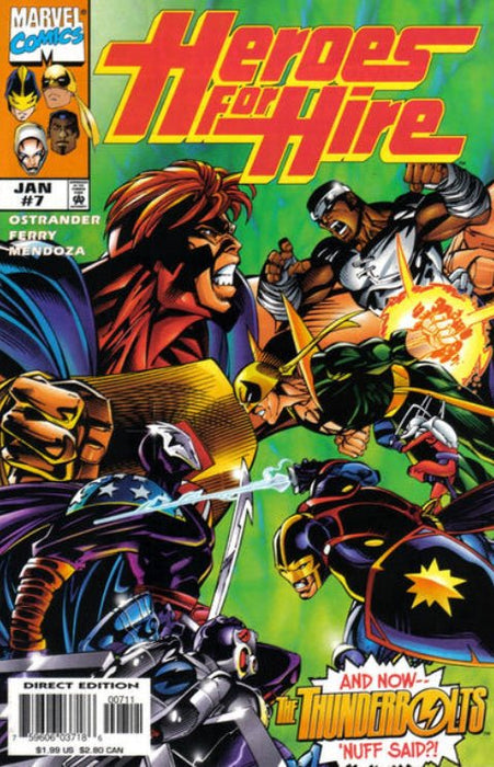 Heroes for Hire #7 Direct Edition (1998)