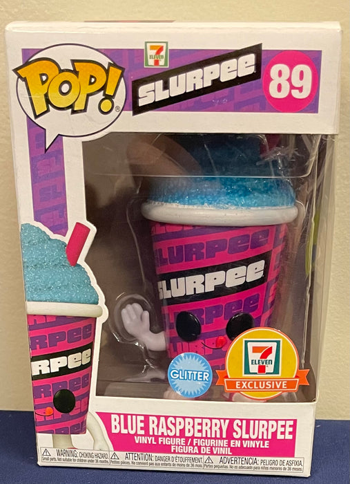 Slurpee: Blue Raspberry Slurpee #89 (Glitter) (7/11 Exclusive) - In Box - Funko Pop