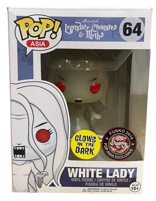 Legendary Creatures And Myths: White Lady #64 (Glows In The Dark) (2016 Pop Asia Exclusive) - In Box - Funko Pop