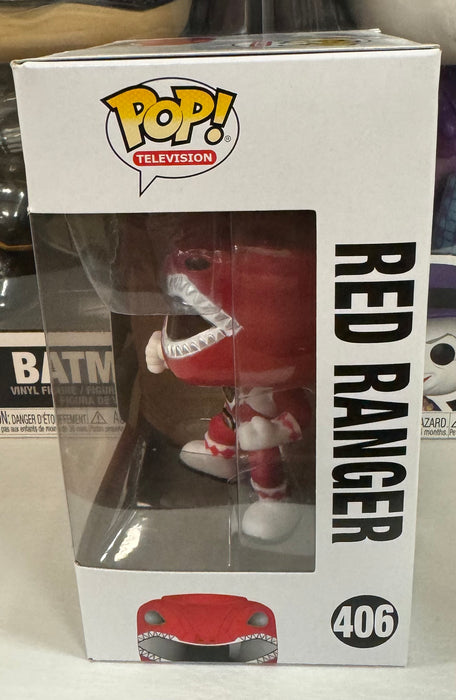 Mighty Morphin Power Rangers: Red Ranger #406 - With Box - Funko Pop