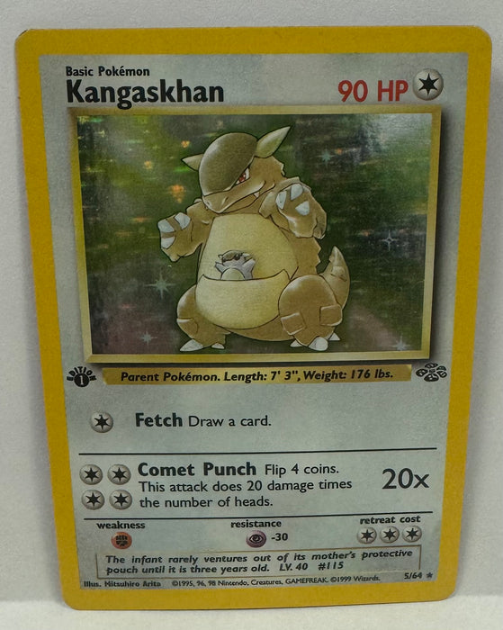 Kangaskhan 5/64 1st Edition - Jungle (JU) - Lightly Played