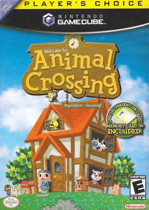 Animal Crossing (Player's Choice) - Complete In Box - Nintendo Gamecube