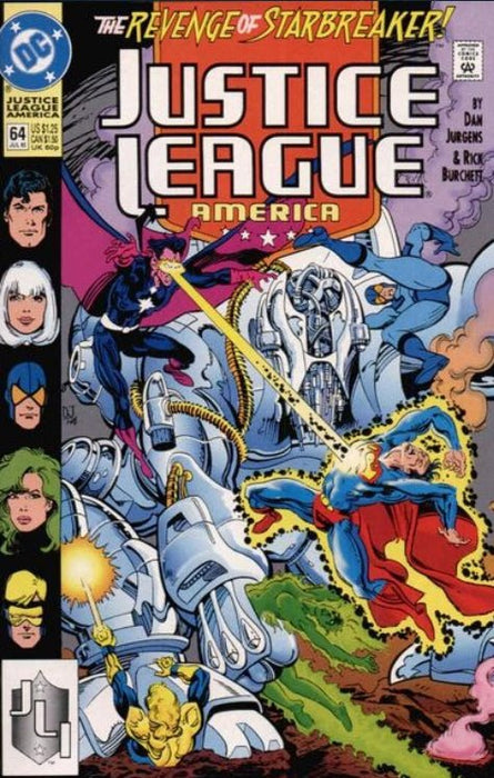 Justice League America #64 Direct Edition (1992)