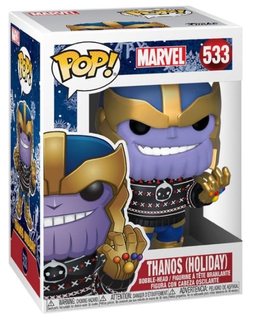 Marvel: Thanos (Holiday) #533 - With Box - Funko Pop