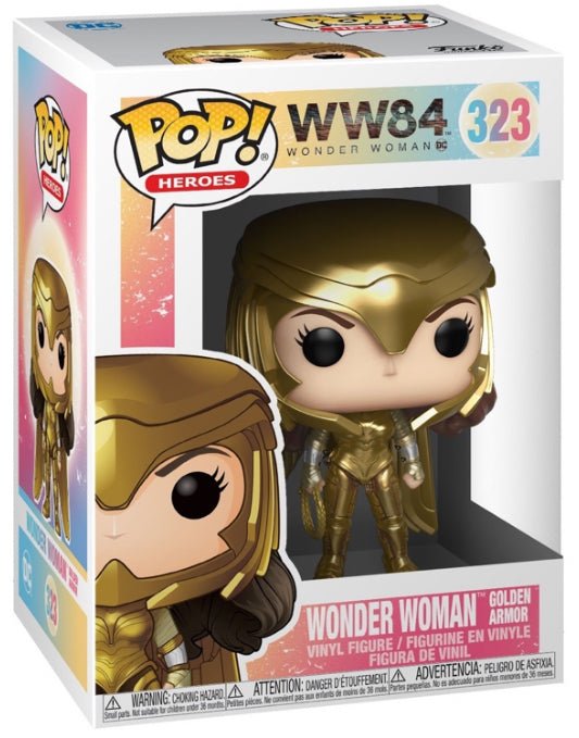 WW84: Wonder Woman Golden Armor #323 - In Box - Funko Pop