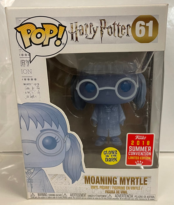 Harry Potter: Moaning Myrtle #61 (Glows In The Dark) (2018 Summer Convention Exclusive) - With Box - Funko Pop