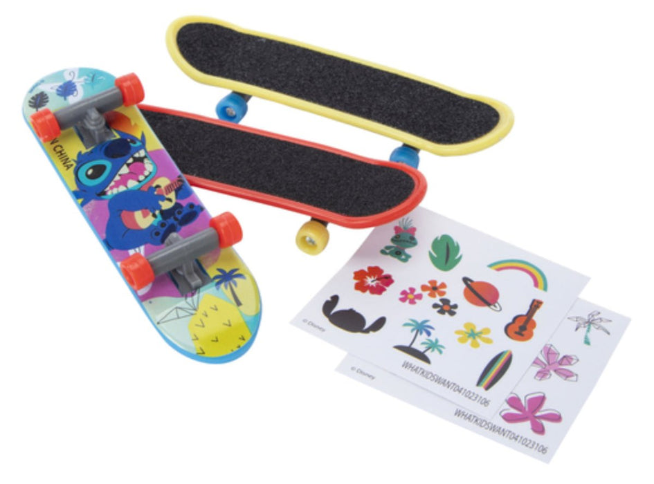 Disney Stitch Fingerboards With Stickers 3-Count (New) - Toys