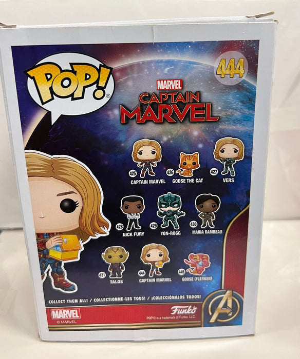 Marvel Captain Marvel: Captain Marvel #444 (Glows In The Dark) - In Box - Funko Pop