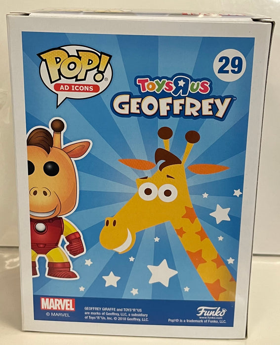 Toys R Us: Geoffrey As Iron Man #29 (Canadian Convention Exclusive) - In Box - Funko Pop