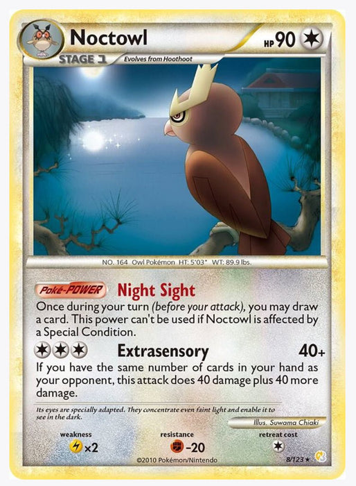 Noctowl 8/123 - HeartGold SoulSilver (HS)