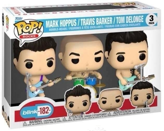 Blink 182: Mark Hoppus / Travis Barker / Tom Delonge - In Box - Funko Pop