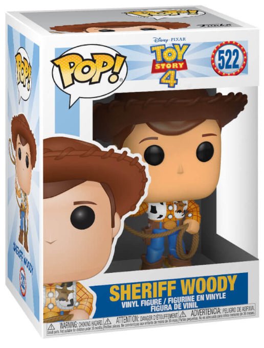 Toy Story 4: Sheriff Woody #522 - With Box - Funko Pop