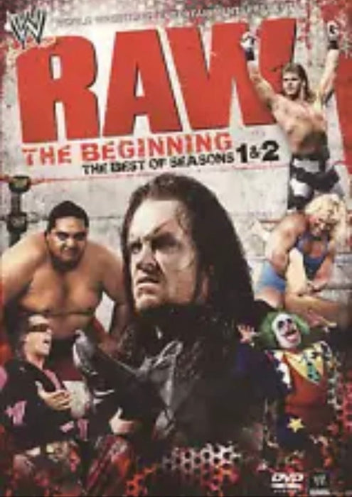 WWE: Raw The Beginning Best of Seasons 1 & 2 (2010 4-Disc Set) - Used