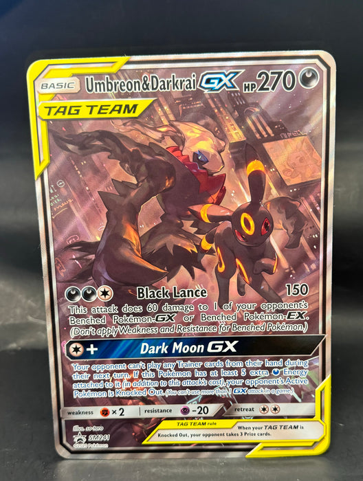 Umbreon & Darkrai GX - SM241 - Jumbo Cards (PR) - Lightly Played