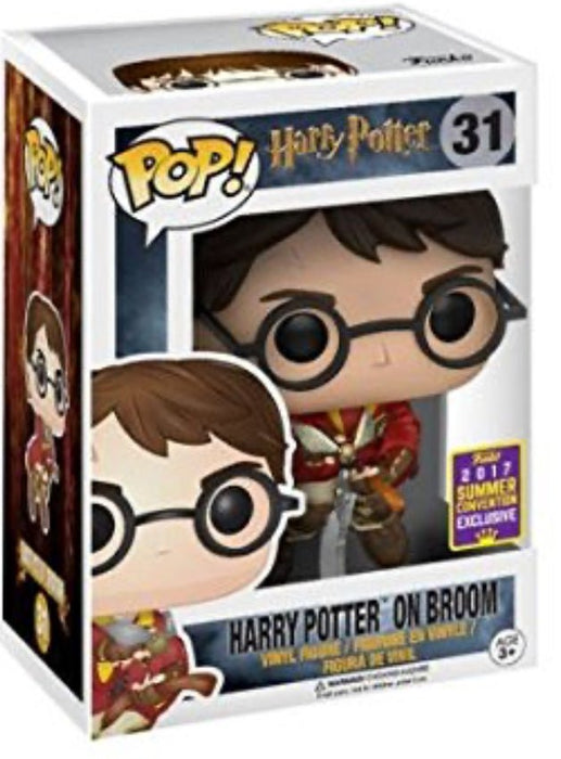 Harry Potter: Harry Potter On Broom #31 (2017 Summer Convention Exclusive) - With Box - Funko Pop