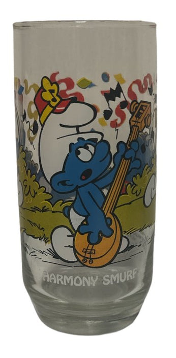 1983 Harmony Smurf Glass Cup - Pre-Owned - Homegoods