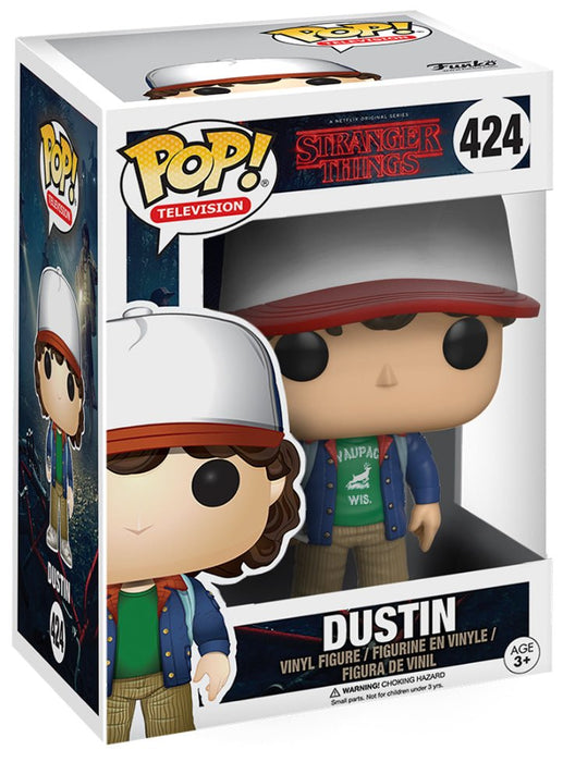 Stranger Things: Dustin #424 - With Box - Funko Pop