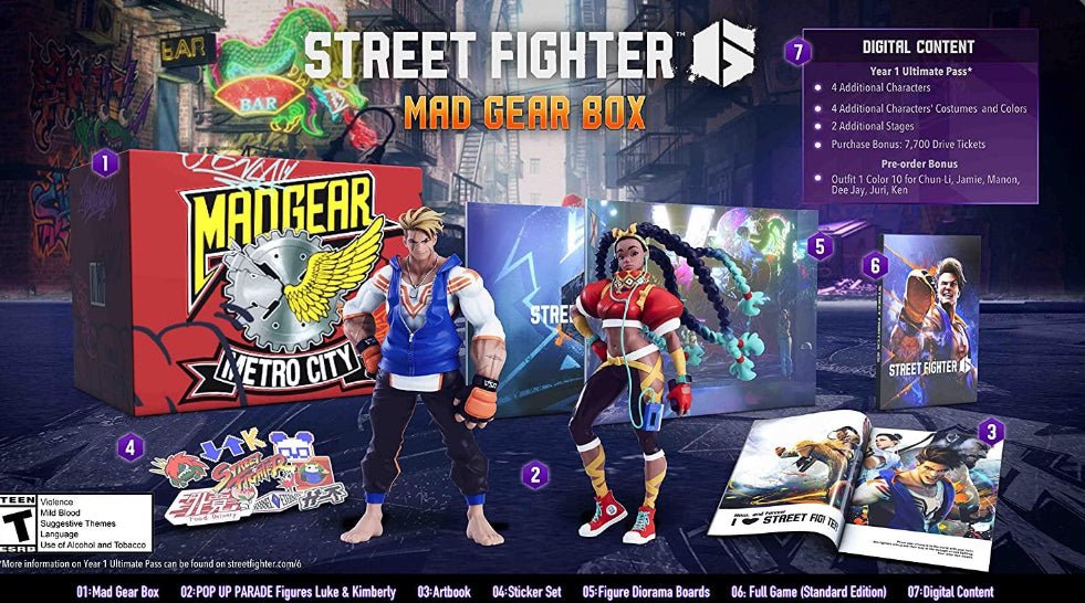 Street Fighter 6 Collector’s Edition For PlayStation 5 - New - Statues