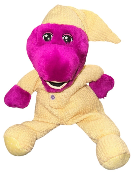 Vintage 90s Barney Nightime Pajamas 9” Plush - Pre-Owned - Toys