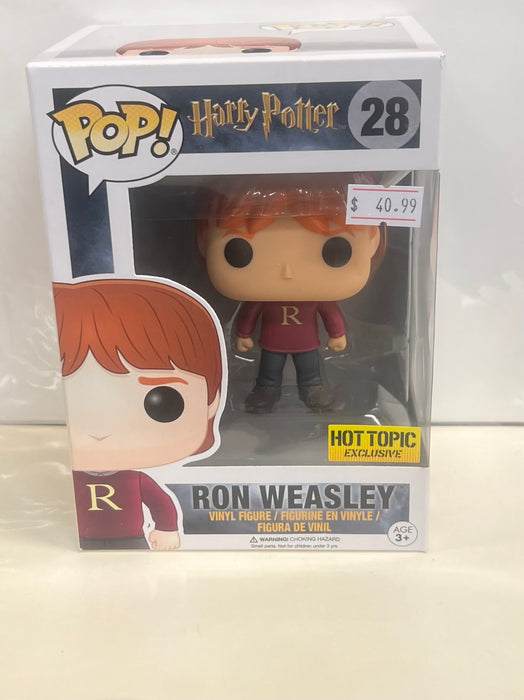 Harry Potter: Ron Weasley #28 (Hot Topic Exclusive) - In Box - Funko Pop